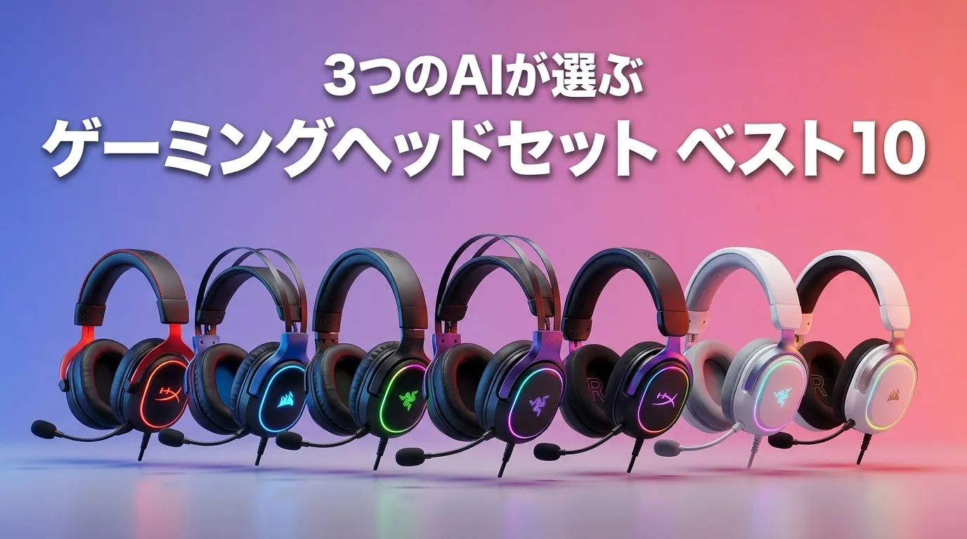 2026年5月版ゲーミングヘッドセットおすすめAIランキング