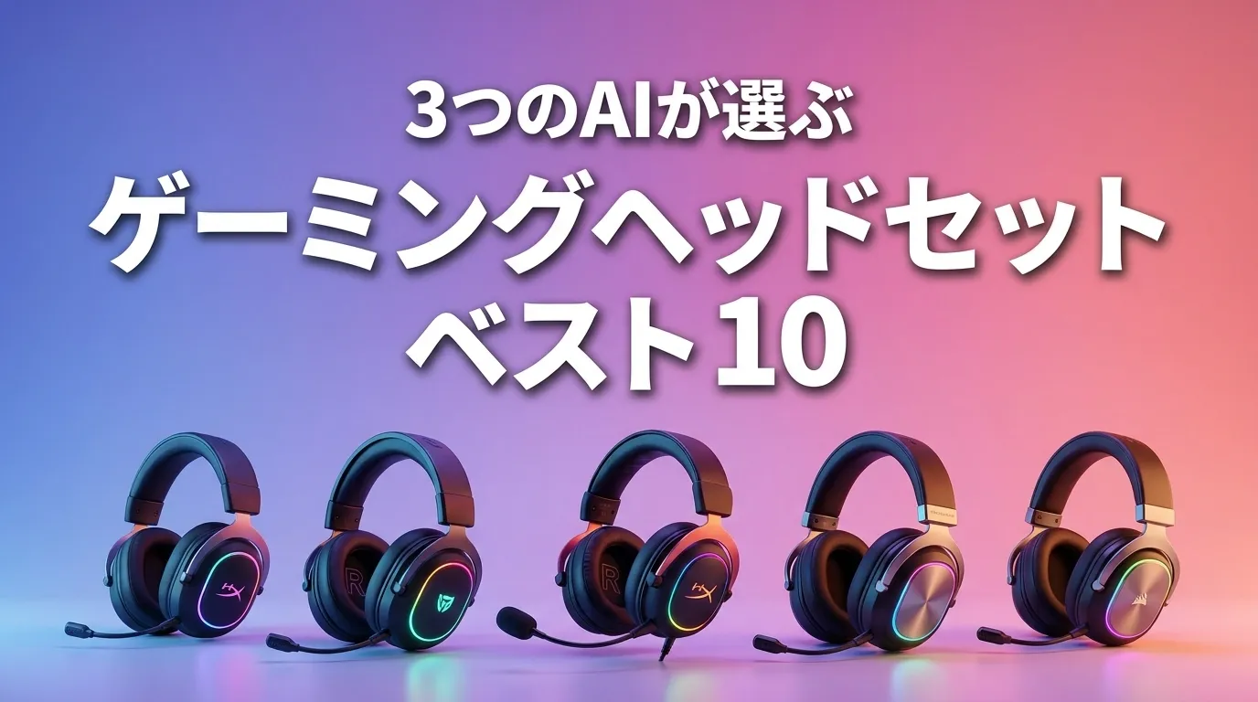 2026年6月版ゲーミングヘッドセットおすすめAIランキング
