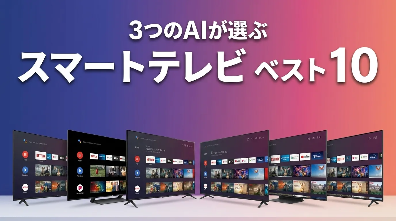 2026年6月版スマートテレビおすすめAIランキング